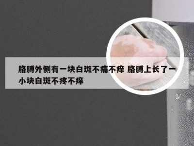 胳膊外侧有一块白斑不痛不痒 胳膊上长了一小块白斑不疼不痒