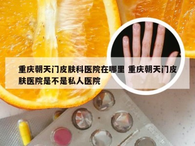 重庆朝天门皮肤科医院在哪里 重庆朝天门皮肤医院是不是私人医院